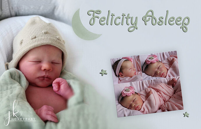 FelicityAsleepCollage