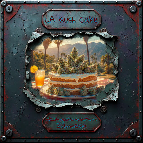 LAKushCake Etikett