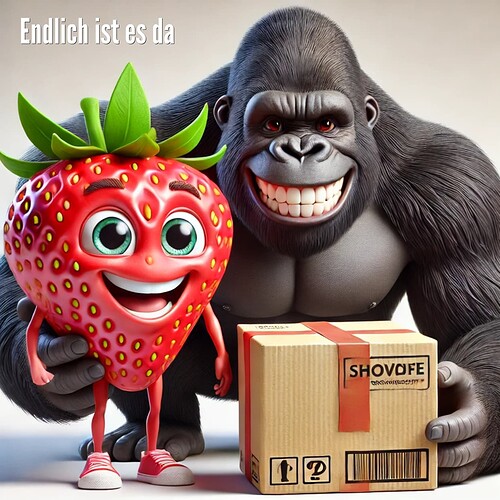 gorilla-and-strawberry-happy-about-package.cover