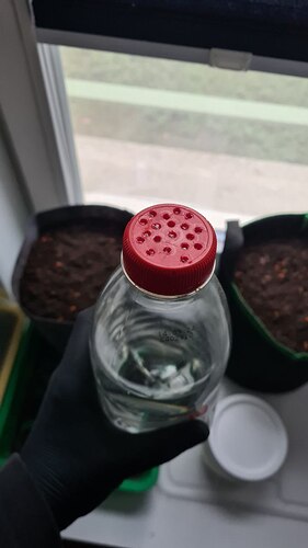 präperierte O-Saft Flasche