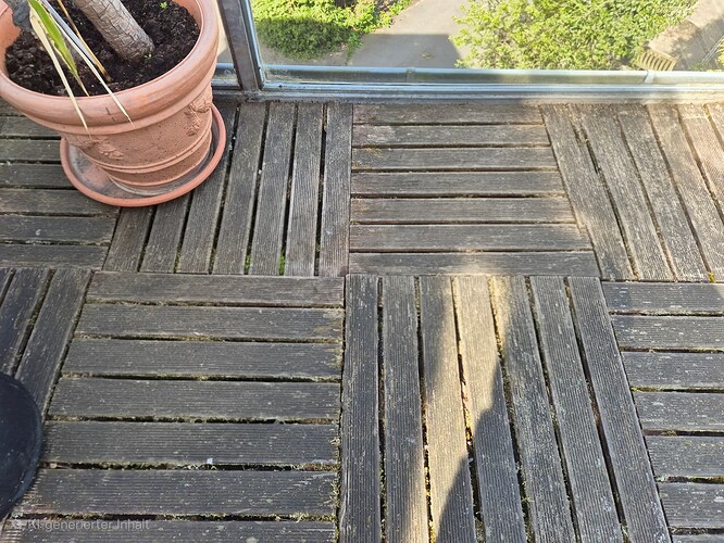 Balkon (2 mit Topf)