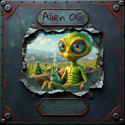AlienOG Etikett