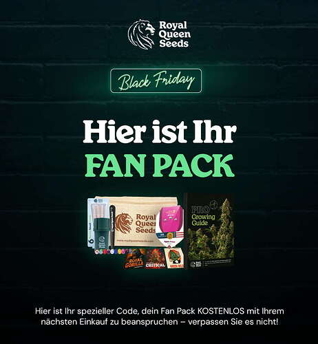 Royal Queen seeds Fan Pack