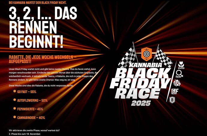 Kannabis Black Friday Race