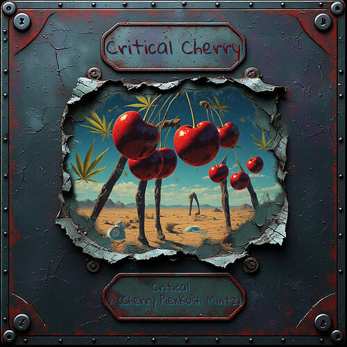 Critical Cherry Etikett