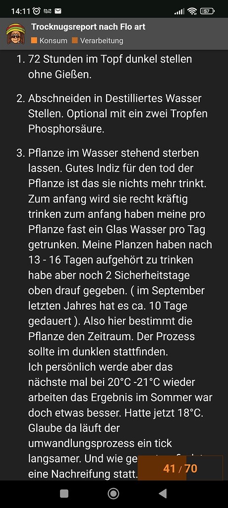 Grow Report erste Ernte
