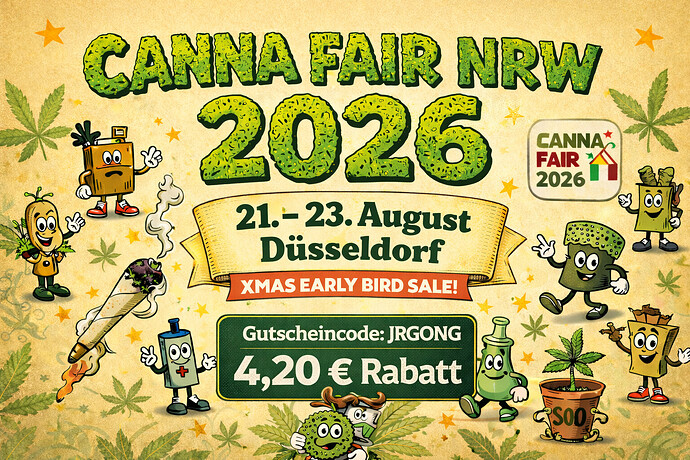 Cannafair 2026 Gutscheincode JuniorXMAS