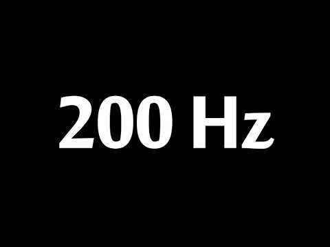 200 Hz Test Tone 10 Hours