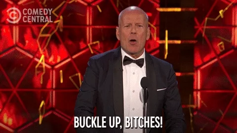 buckle up let's go GIF by Comedy Central