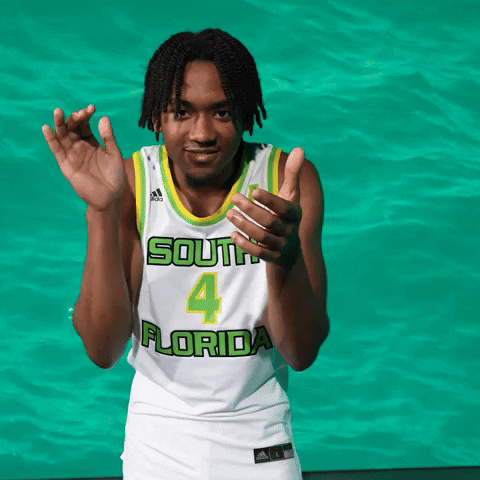 South Florida Basketball GIF by USF Athletics