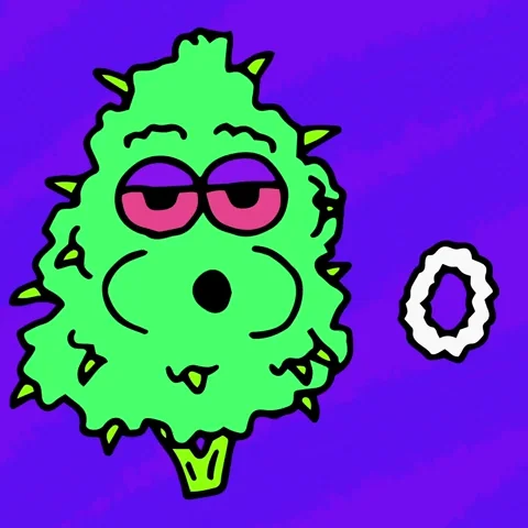 Pot Leaf Smoke GIF by SHOKKA