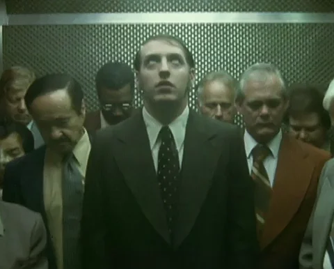 The Golden Path Awkward Elevator GIF by The Chemical Brothers