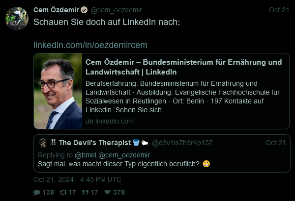 Screenshot 2024-10-22 at 20-46-41 Cem Özdemir (@cem_oezdemir) Schauen Sie doch auf LinkedIn nach https __www.linkedin.com_in_oezdemircem nitter.poast.org
