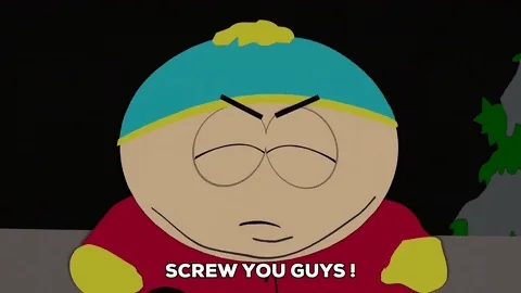 fuck off eric cartman GIF by South Park