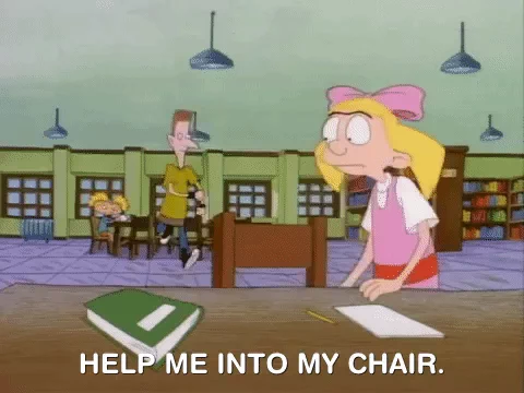 hey arnold nick splat GIF