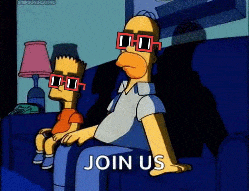 Glasses Join Us GIF by nounish ââš-âš