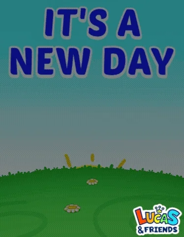 Good Morning Sun GIF by Lucas and Friends by RV AppStudios
