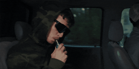 Smoke Smoking GIF by PartyUSA