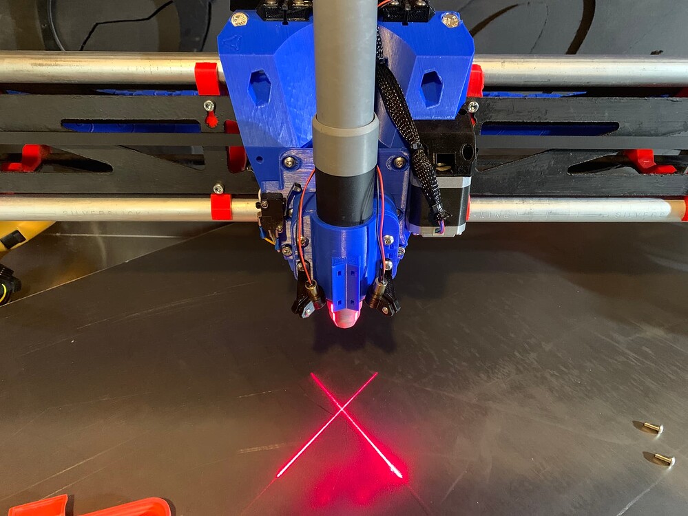 LowRider 3 CNC DIY Plasma Addon Laser Holders (Red SightLine