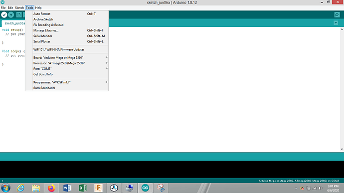 Arduino IDE Screenshot