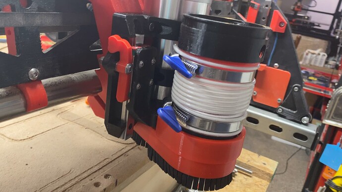 A001_10260104_C022 installing 2.5" flex hose, hose clamps - SCREEN GRABS left side