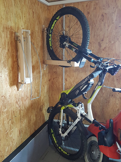plywood bike rack