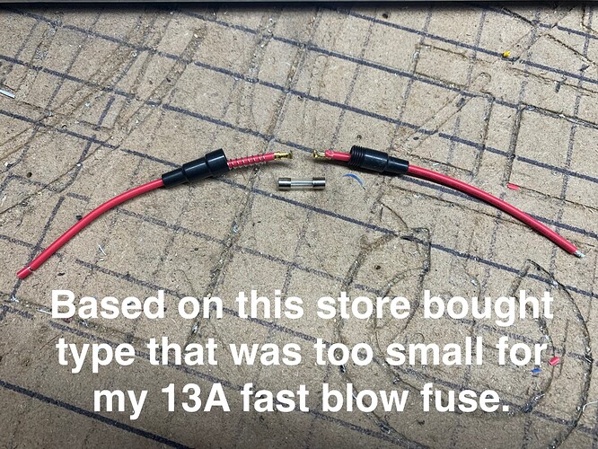 03. Based on this store bought type that was too small for my 13A fast blow fuse