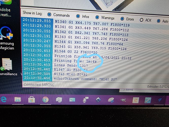 One Minute and 4 Seconds!