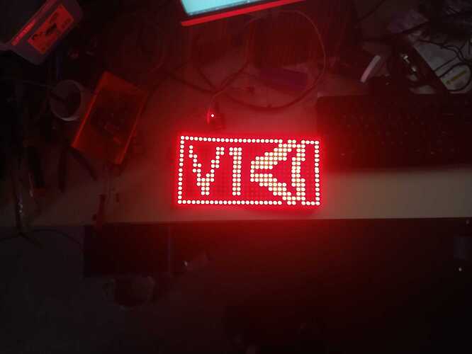 v1 on led