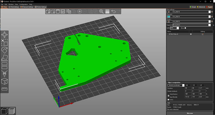 XZ Min Plate STL