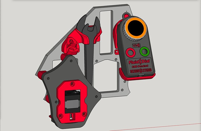 Cradle for FluidNC Dial Pendant on LR3 YZ plate (v1.2) 04 - Screenshot 2024-01-22 at 1.05.24 AM