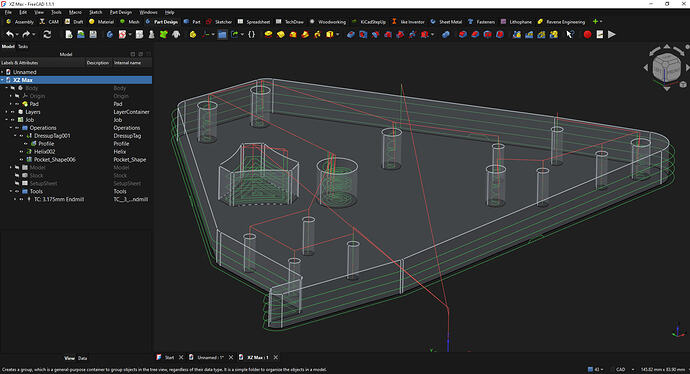 XZ Plate Max CAM