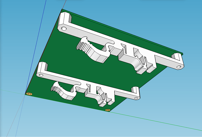 3. DIN Rail Mount for MESA 7i96S I:O card for Plasma CNC v1.0.0