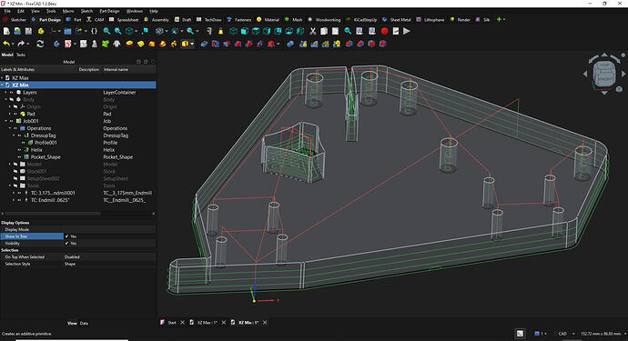 XZ Min Plate CAM
