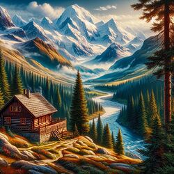 Cabin in the mountains