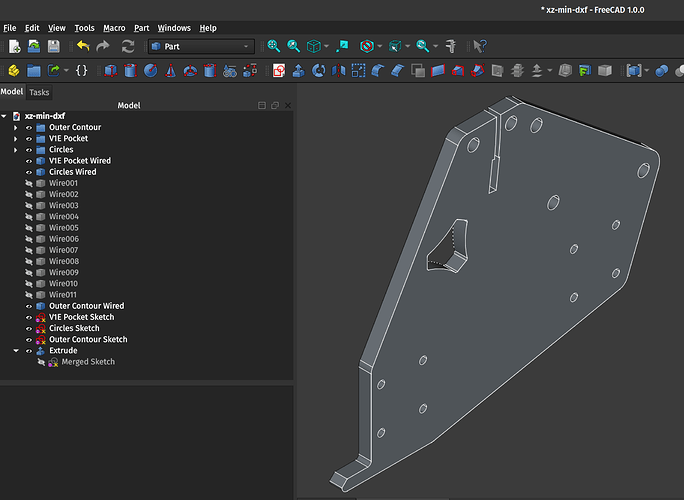 Finalized part ready for export!