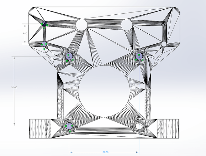 Dimensioned Y-drive