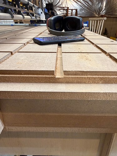 X-axis dovetail slot