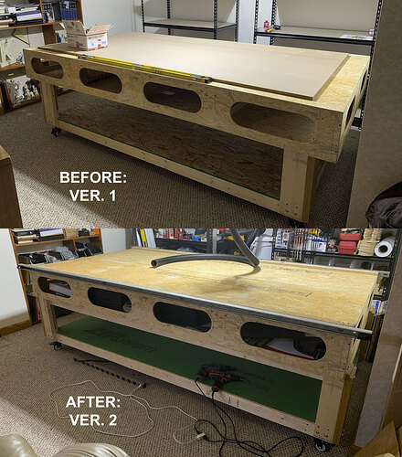 LowRider-2-MY-TABLE-versions-1-and-2,-before-and-after