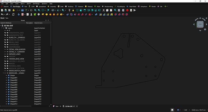 DXF Layers