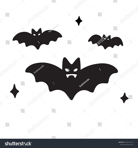 Screenshot 2025-04-21 at 17-24-37 Simple Cartoon Flying Bats Vampire Fangs Stock Vector (Royalty Free) 1364151167 Shutterstock