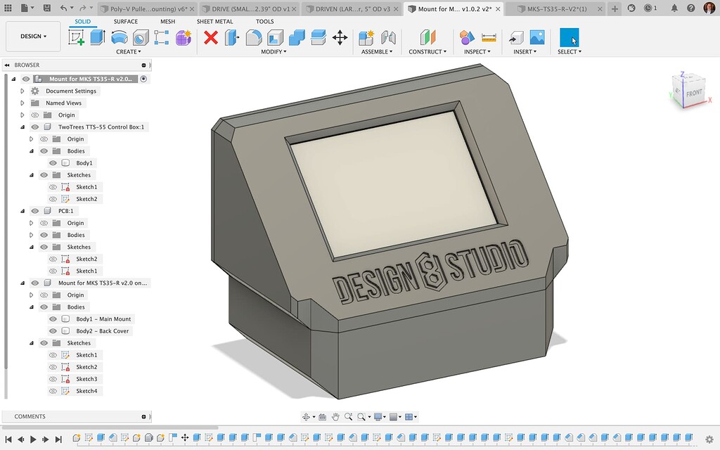 Adding MKS touchscreen (TS35-R v2.0) to TwoTrees TTS-55 diode