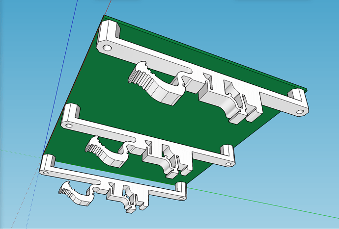 4. DIN Rail Mount for MESA 7i96S I:O card for Plasma CNC v1.0.0