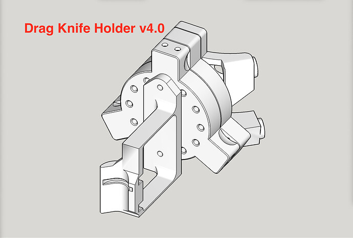 12. Drag Knife Holder v4.0 - 1.0mm spring leaf (for drag knife such as sold by V1 Engineering) 01