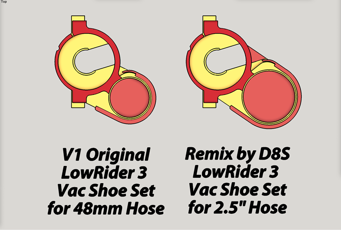 02 LowRider 3 CNC dust shoe REMIX FOR 2.5" HOSE v1.1