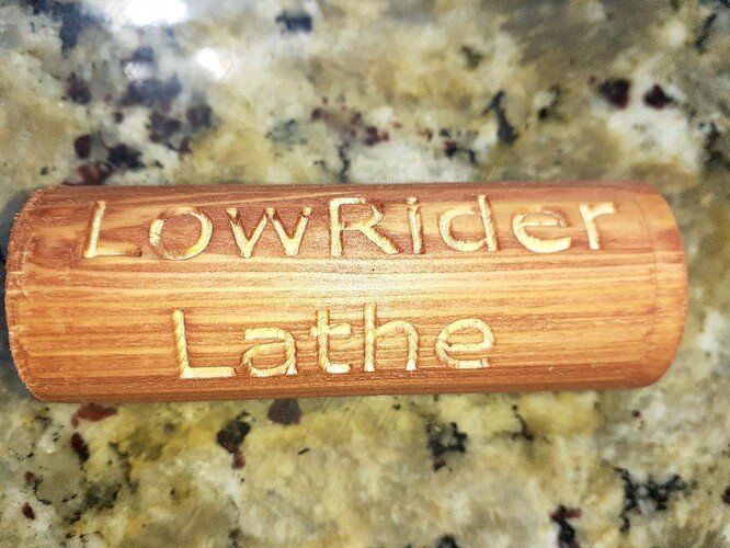 LowRider Lathe First Cut