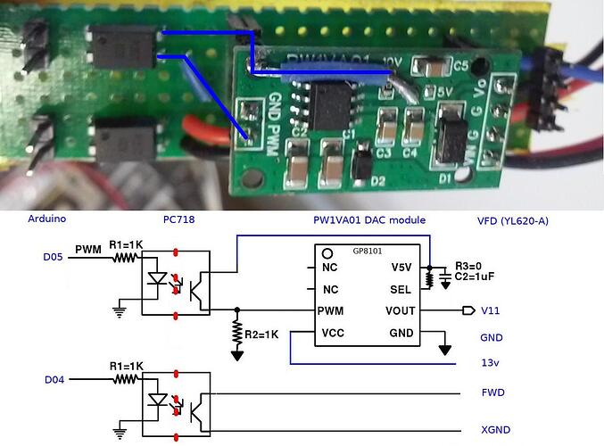 PW1VA01 DAC w optocoupler