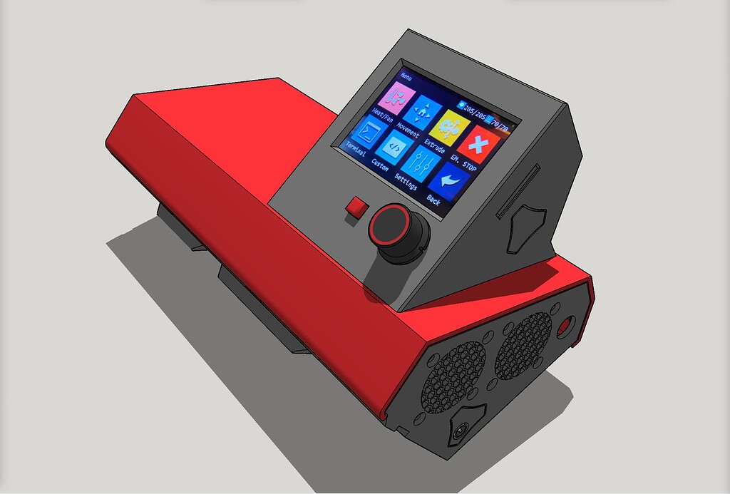 Lowrider 3 cnc control box case for raspberry pi 4b btt skr pro 1 2
