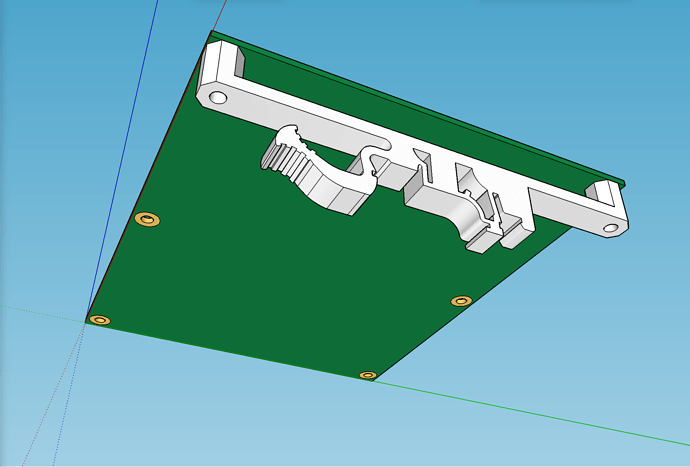 2. DIN Rail Mount for MESA 7i96S I:O card for Plasma CNC v1.0.0