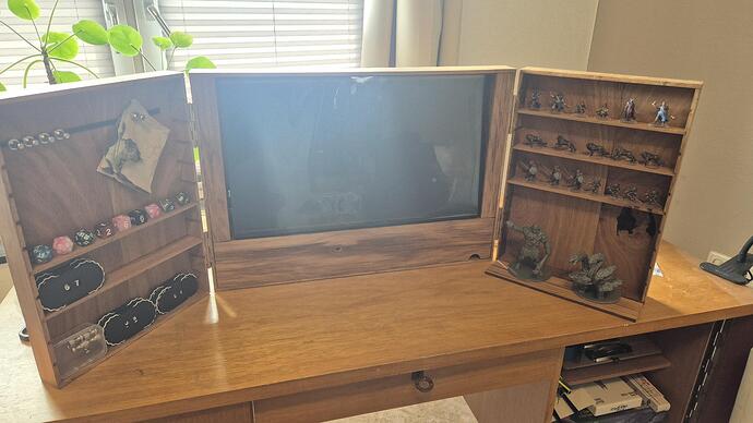 Screen in use